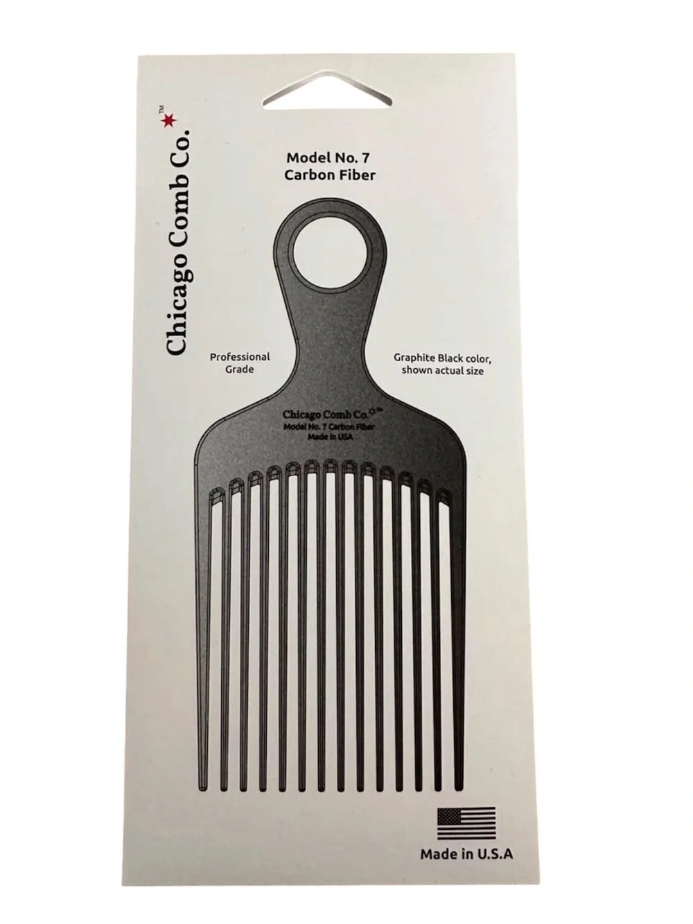 Carbon Fiber Hair Pick